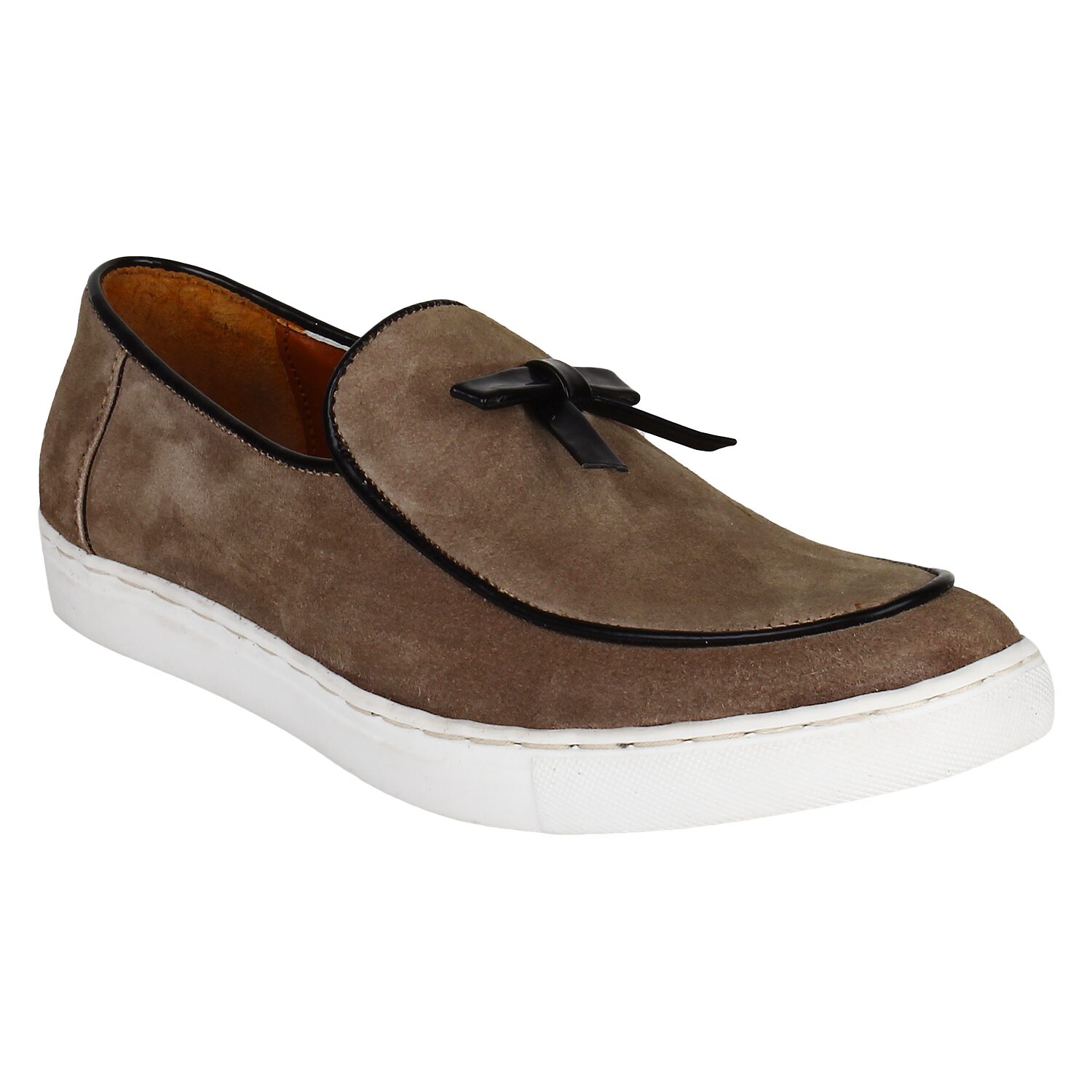 

Aady austin Men s Brown Suede Leather Slip-On Casual Shoes