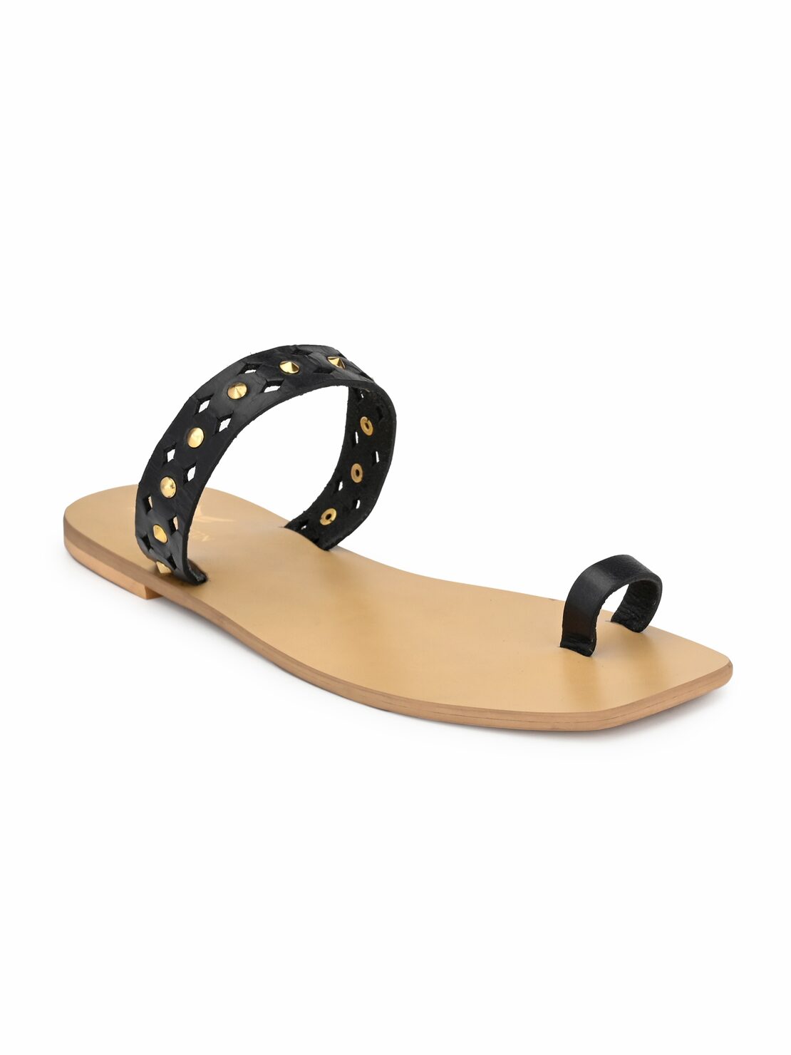 

AADY AUSTIN Women Black Open Toe Flats