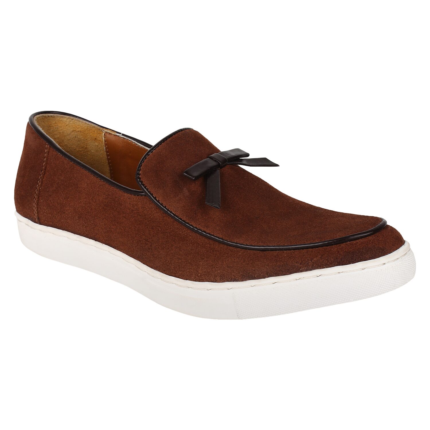 

Aady austin Men s Rust Suede Leather Slip-On Casual Shoes