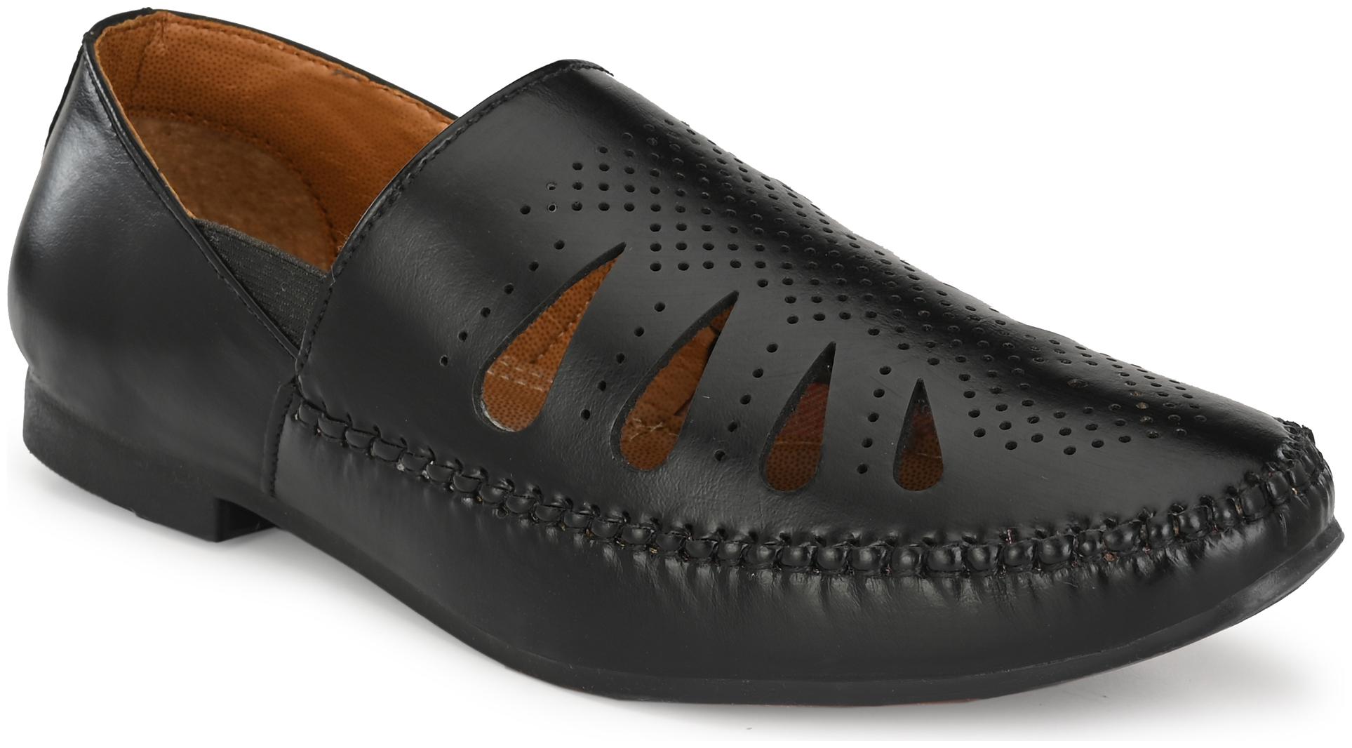 

AARAVIN S Men Black Casual Shoes - AR 143 BLACK - AR 143