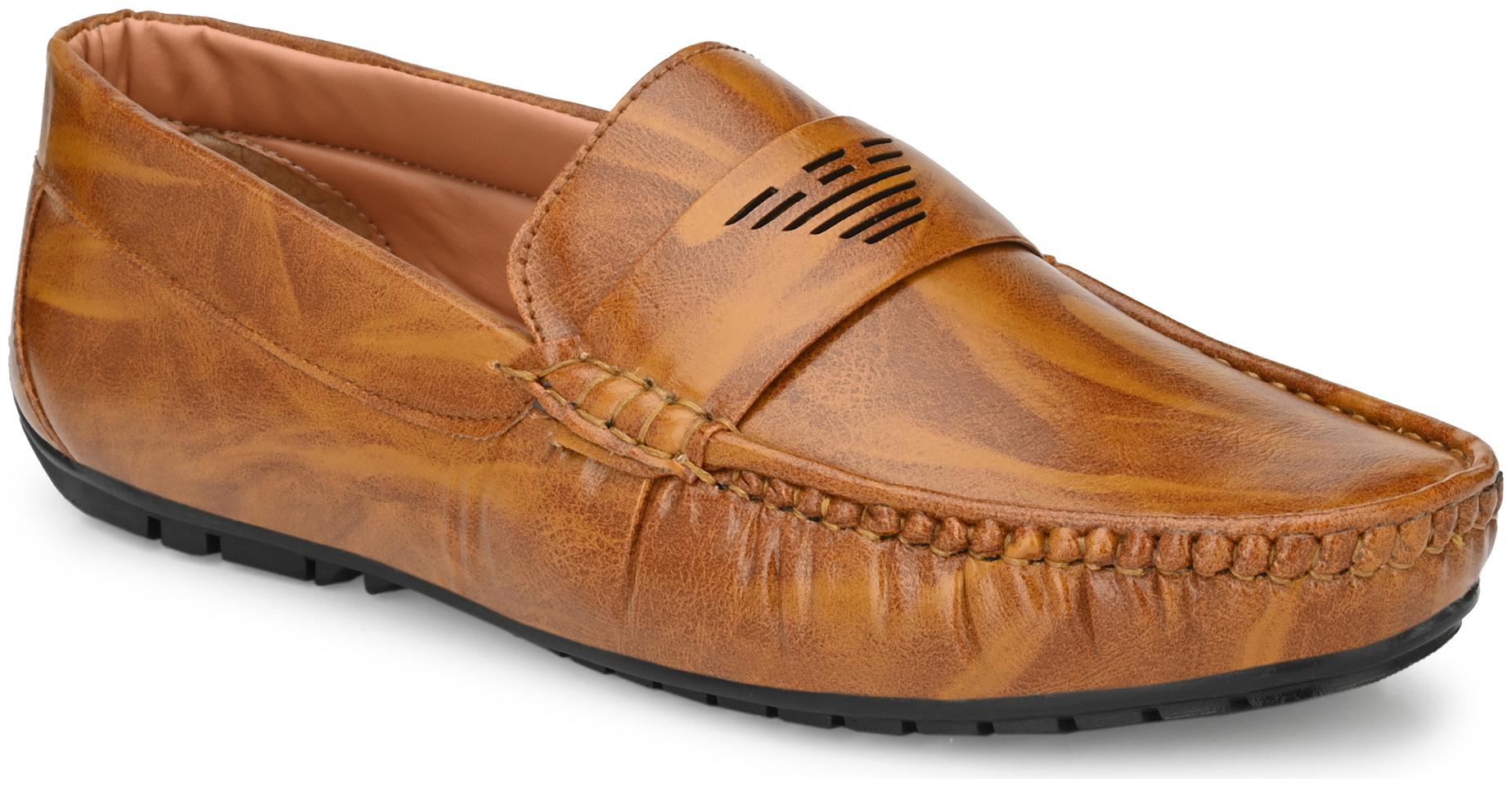 

AARAVIN S Men Tan Loafers - AR 184 TAN - AR 184