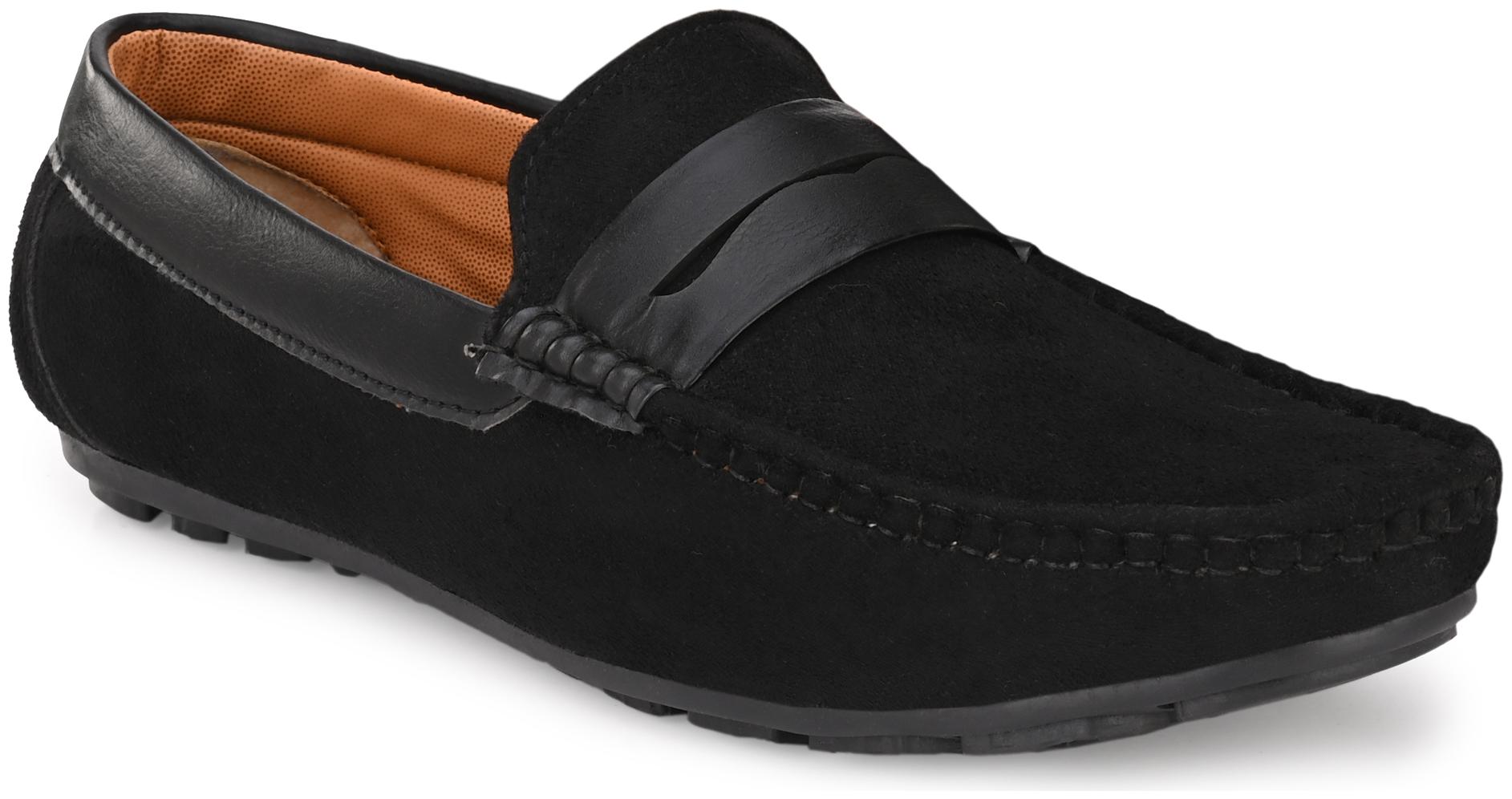 

AARAVIN S Men Black Loafers - AR 185 BLACK - AR 185