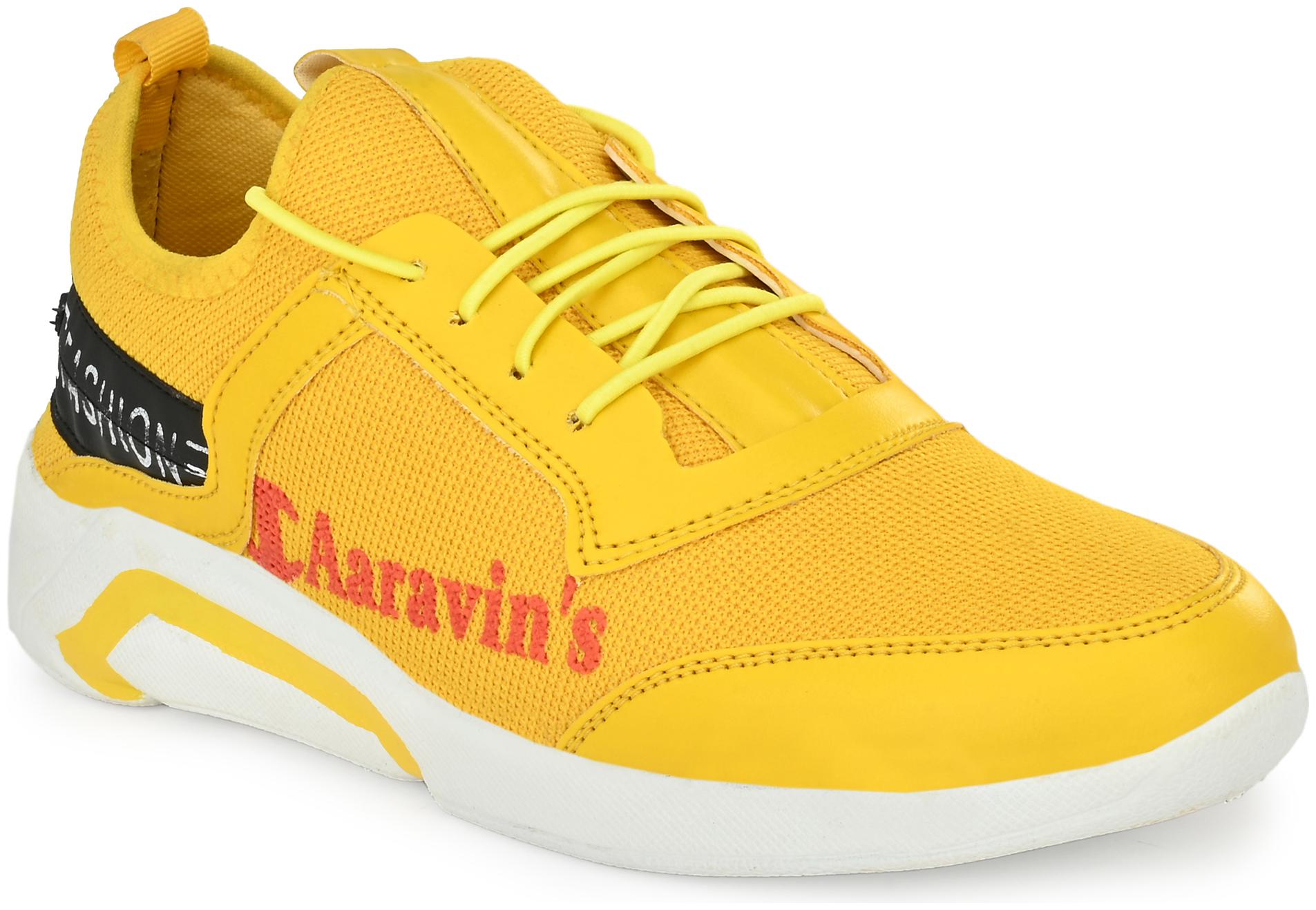 

AARAVIN S Men AR 177 YELLOW Running Shoes ( Yellow )