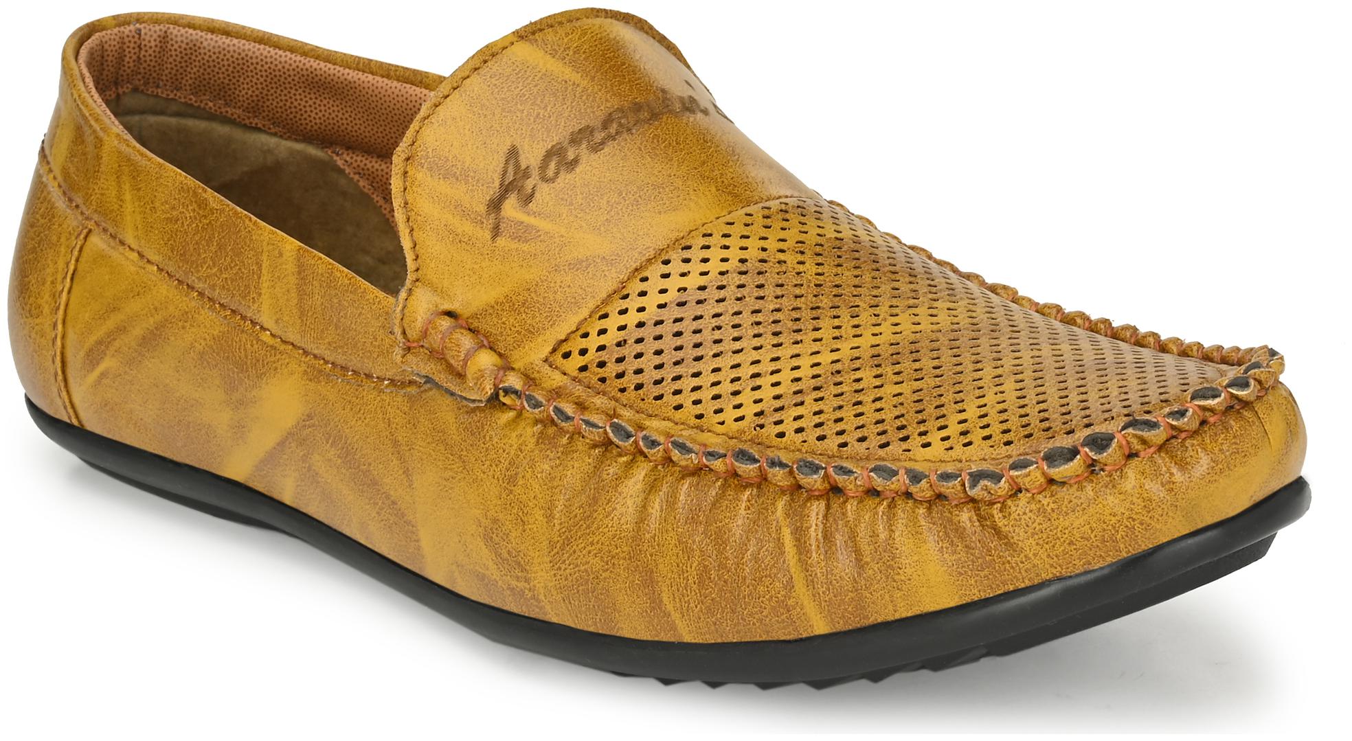 

AARAVIN S Men Tan Loafers - AR 175 TAN - AR 175
