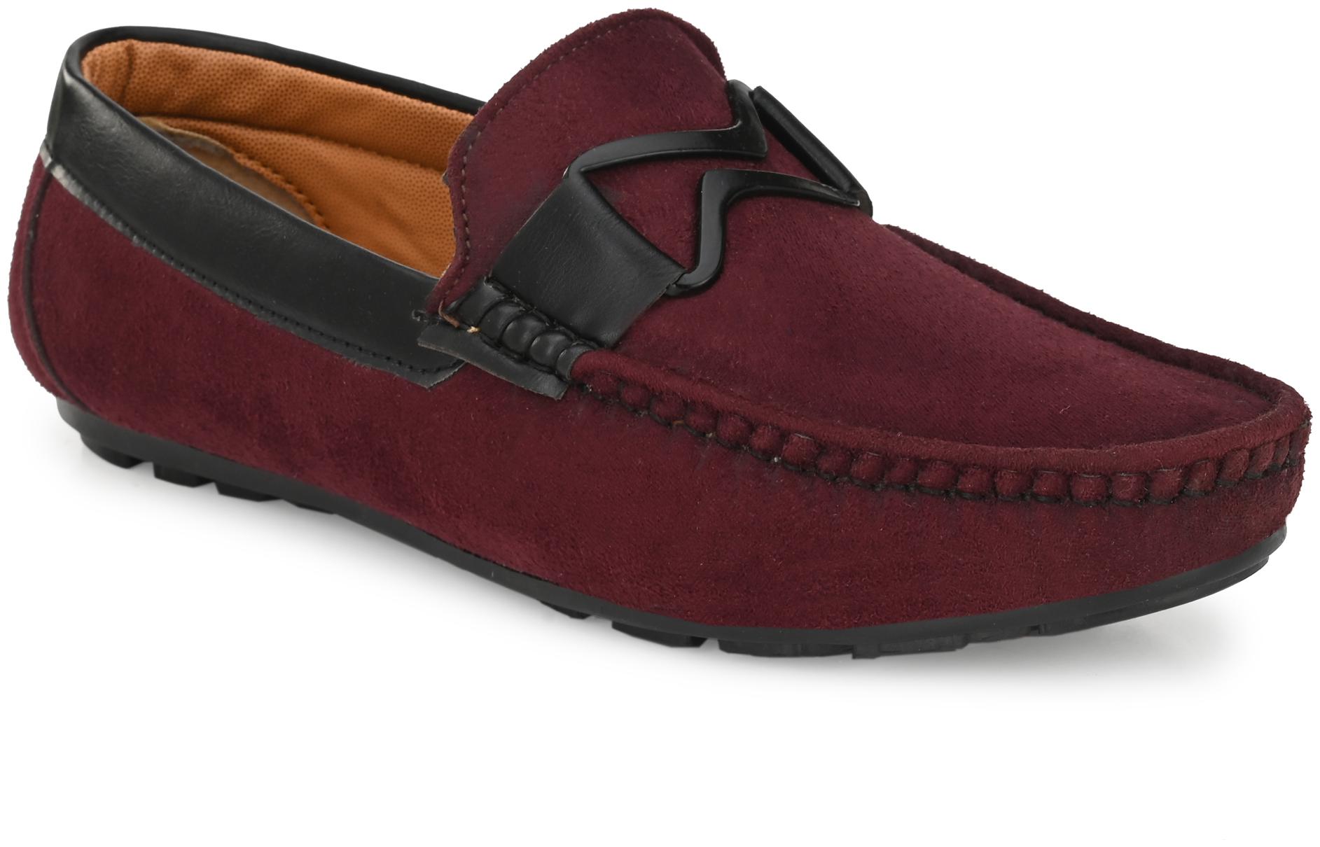 

AARAVIN S Men Maroon Loafers - AR 186 MAROON - AR 186