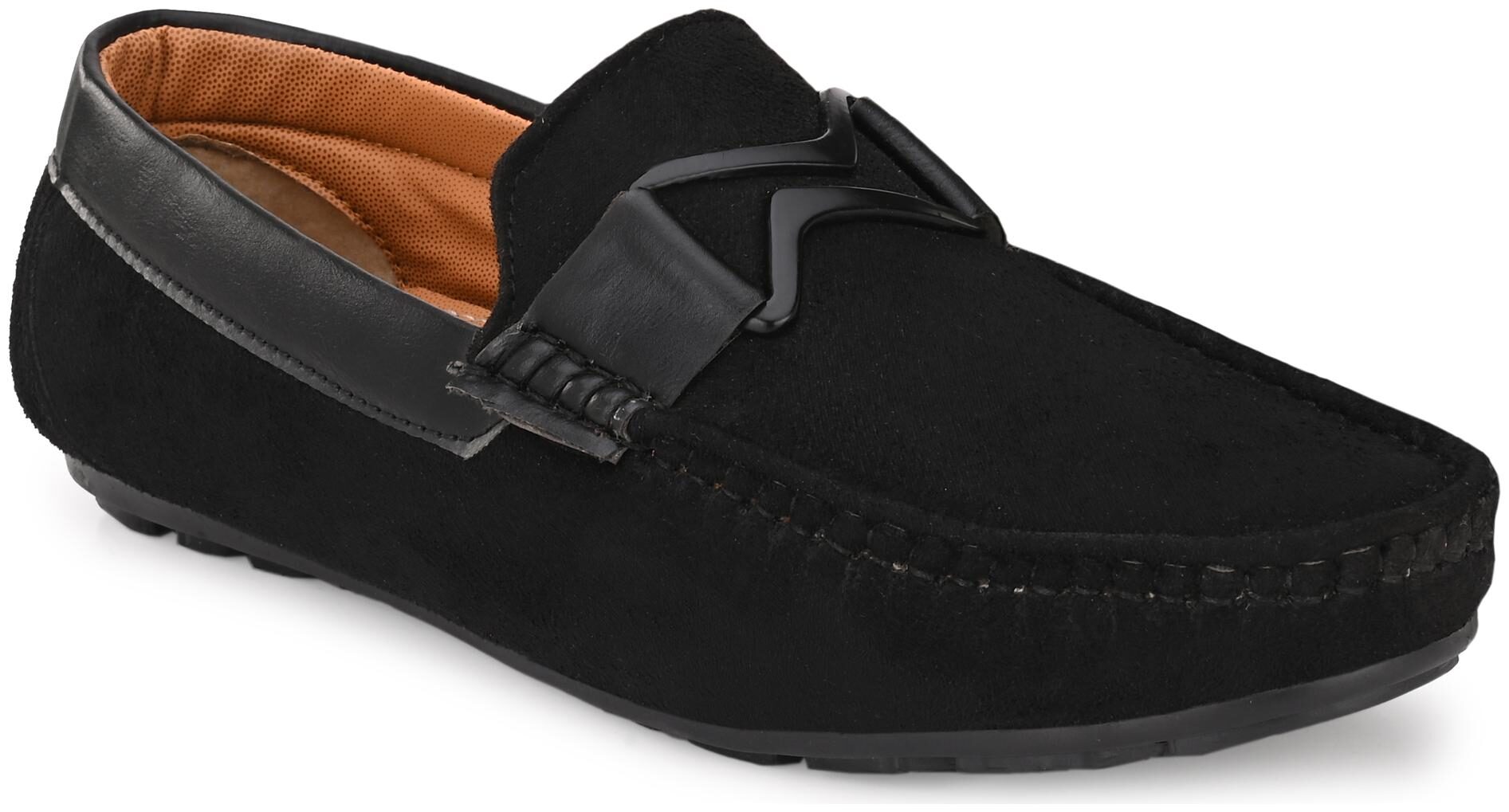 

AARAVIN S Men Black Loafers - AR 186 BLACK - AR 186