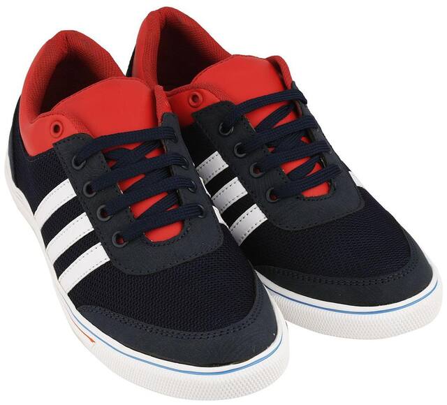 Aarnato Classic Sneakers For Men ( Blue )