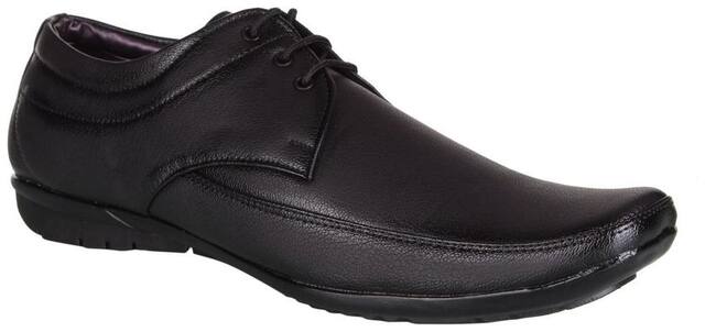 Aarnato Men's D3004-Black Lace Up Formal Shoes
