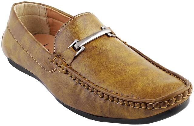 Aarnato Loafers For Men ( Tan )