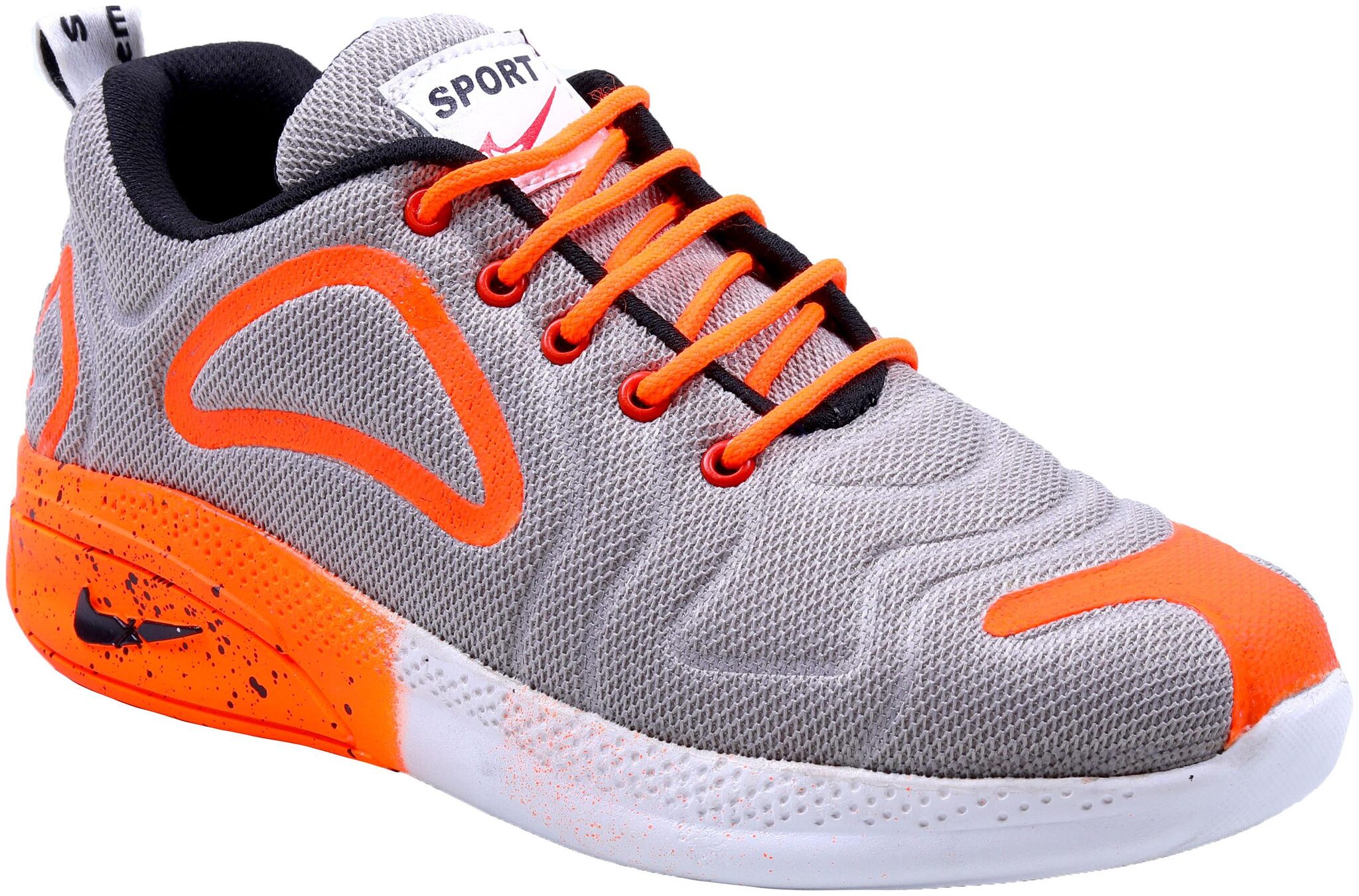 

Aash Posh Men Grey Casual Shoes - AP03 GRAY ORANGE 8
