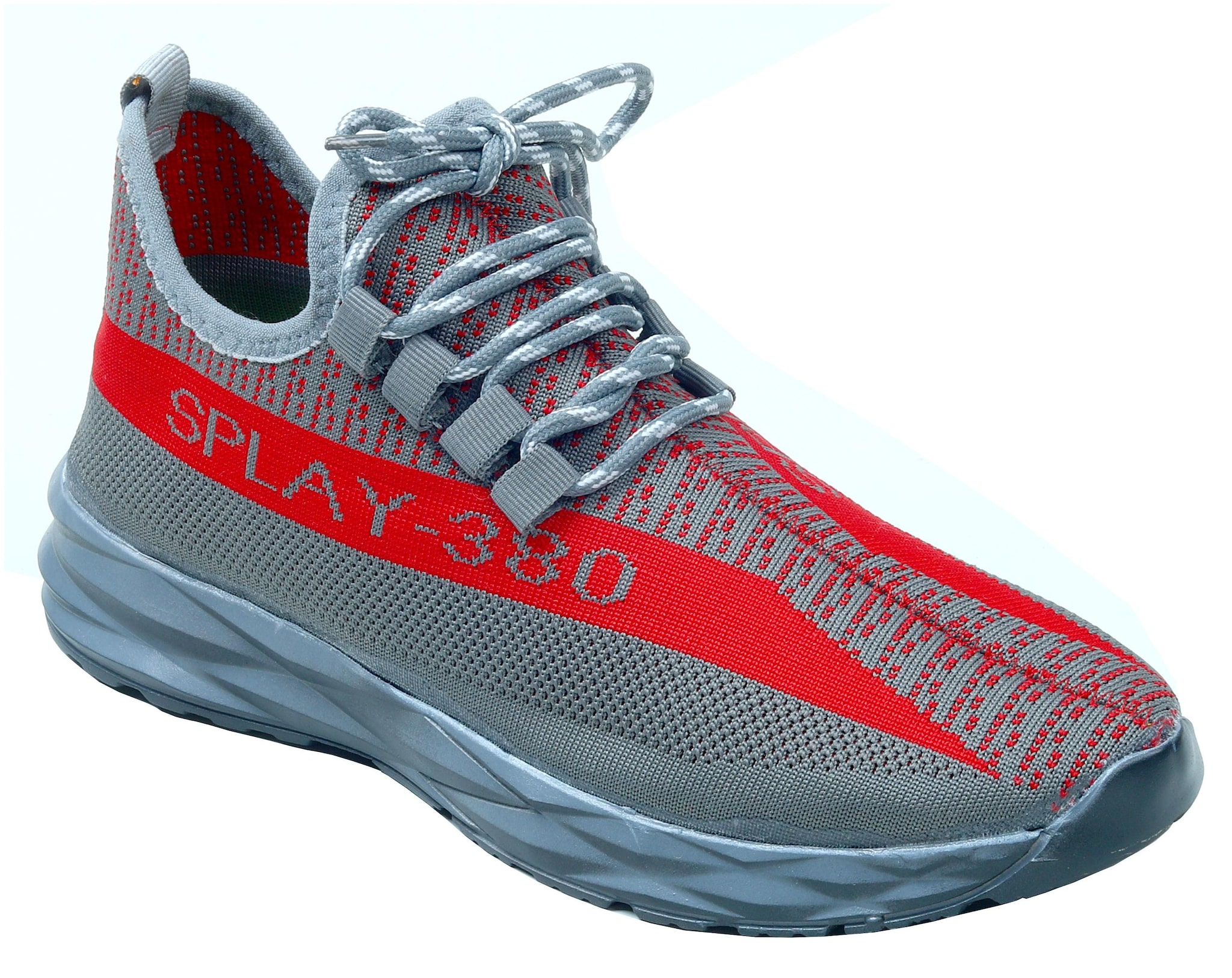 

Aash Posh Men Grey Casual Shoes - WN3002 GREY RED 6
