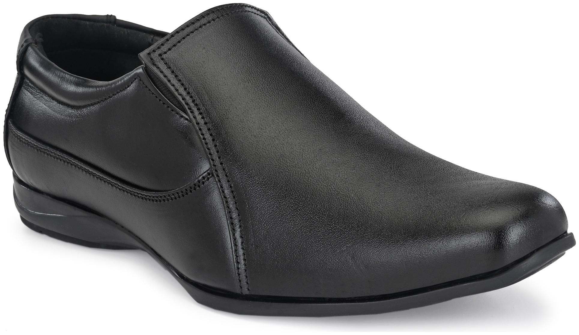 

Aash Posh Men Black Slip-On Formal Shoes - 7200