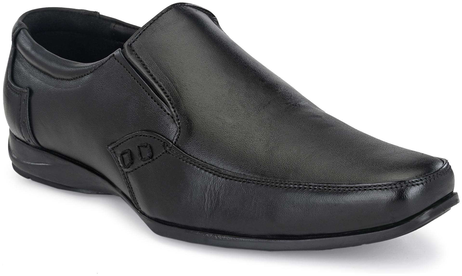 

Aash Posh Men Black Slip-On Formal Shoes - 7200