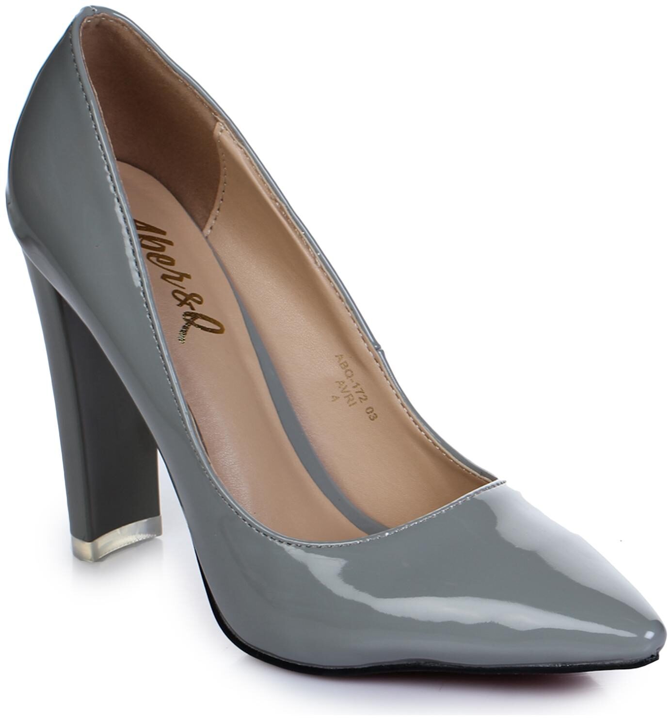 

Aber Q Women Grey Heeled Sandals