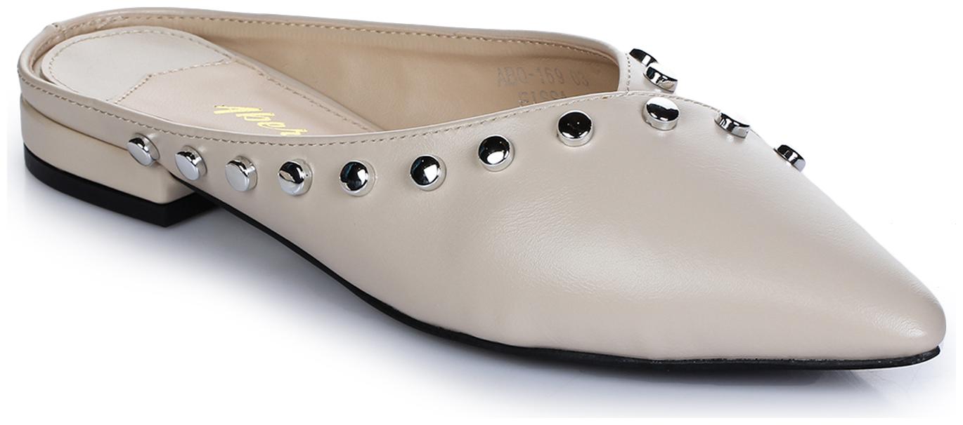 

Aber Q Women Beige Mules