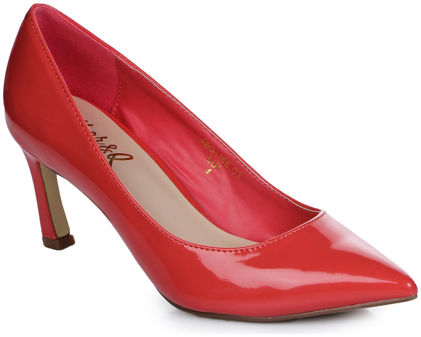 

Aber Q Women Red Heeled Sandals