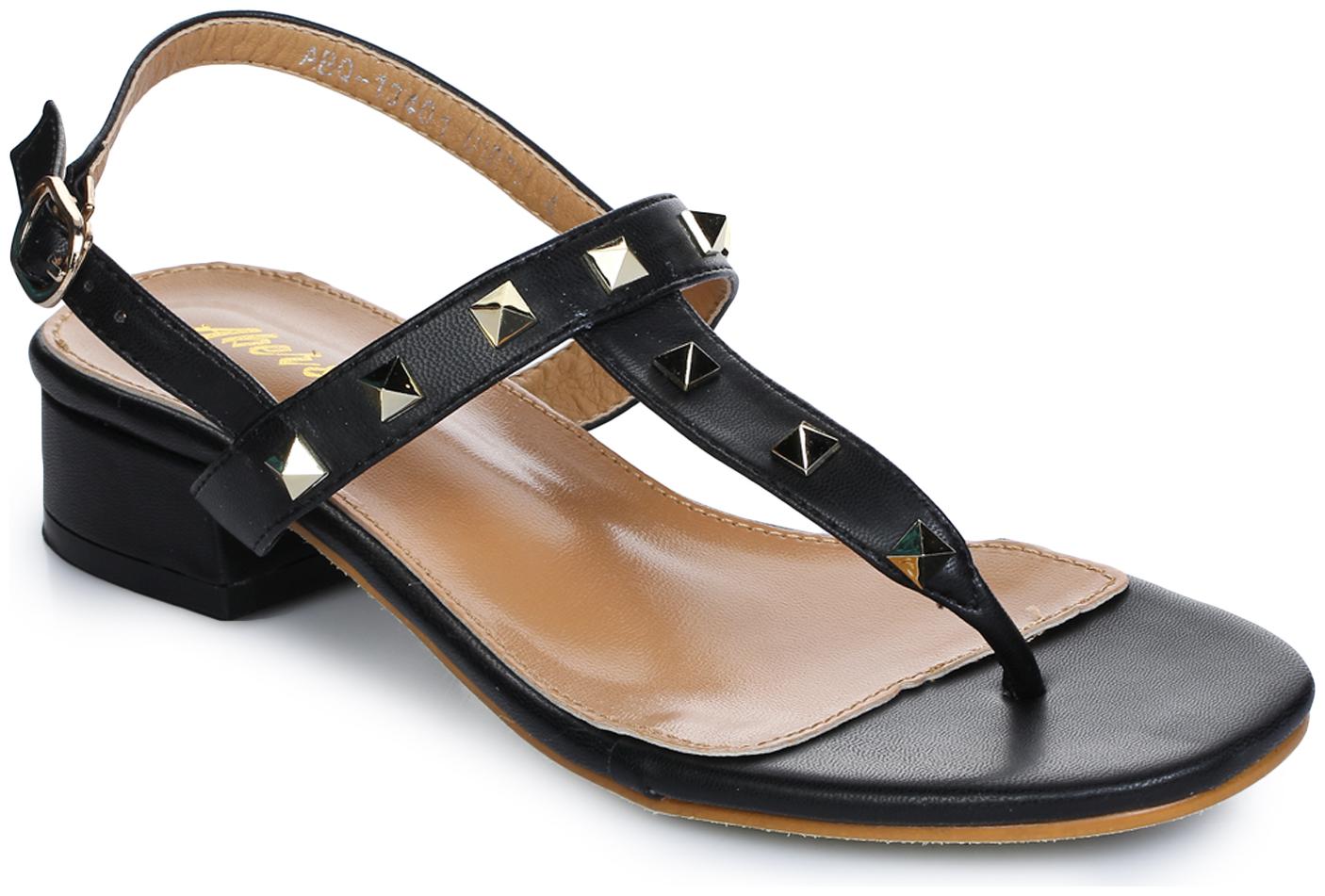 

Aber Q Women Black Sandals