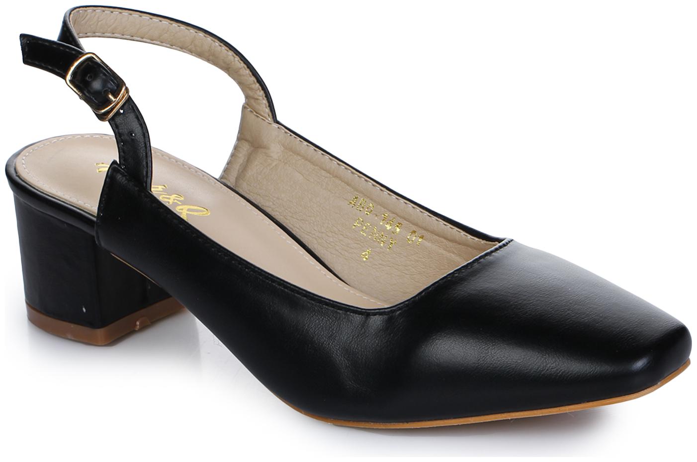 

Aber Q Women Black Heeled Sandals