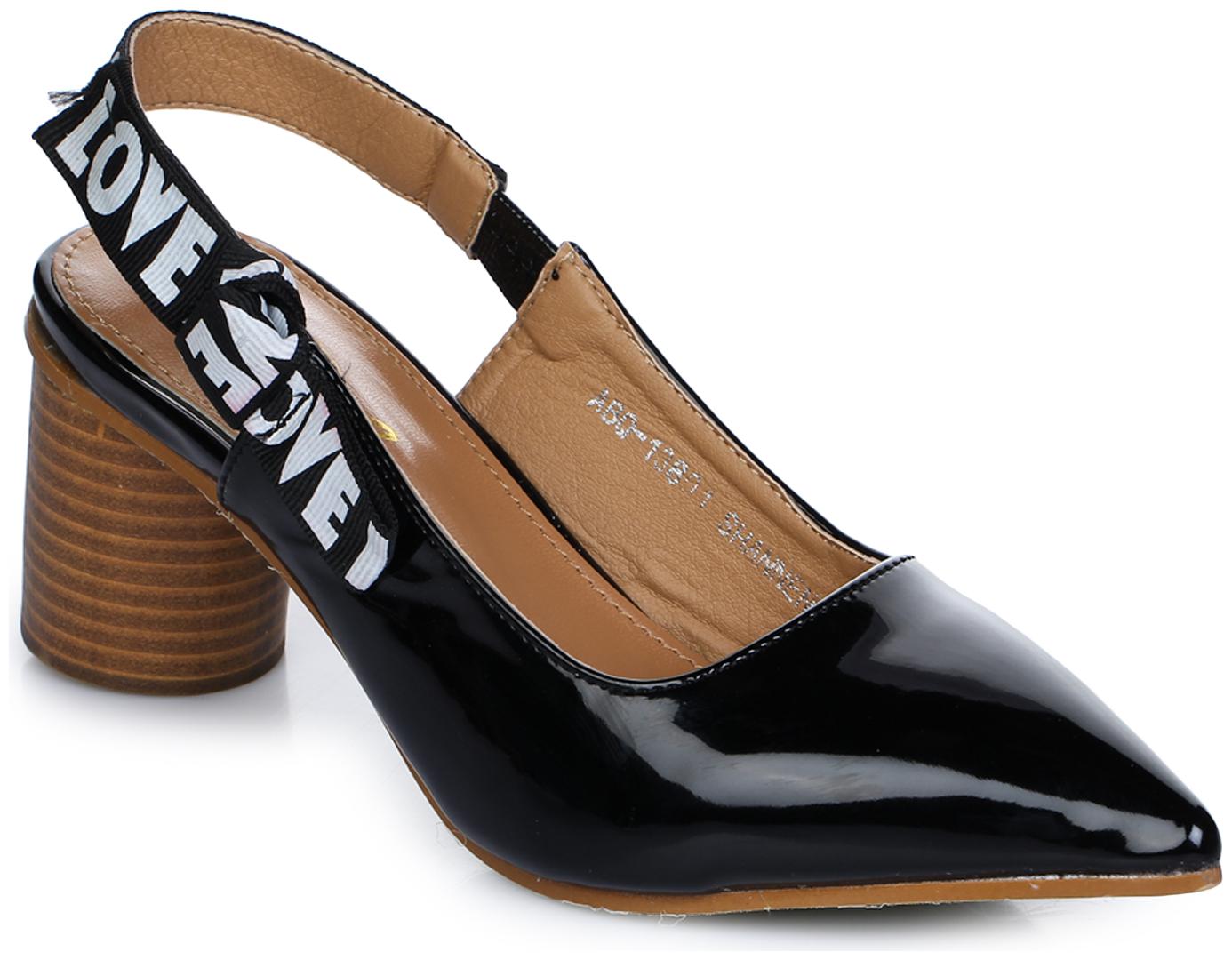 

Aber Q Women Black Heeled Sandals