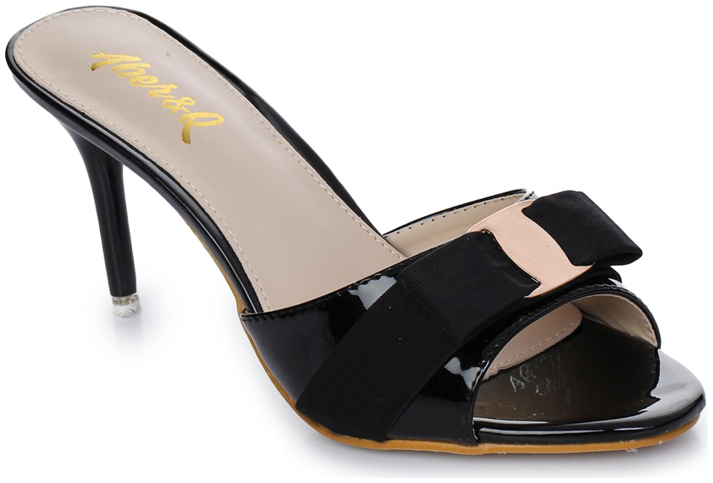 

Aber Q Women Black Heeled Sandals