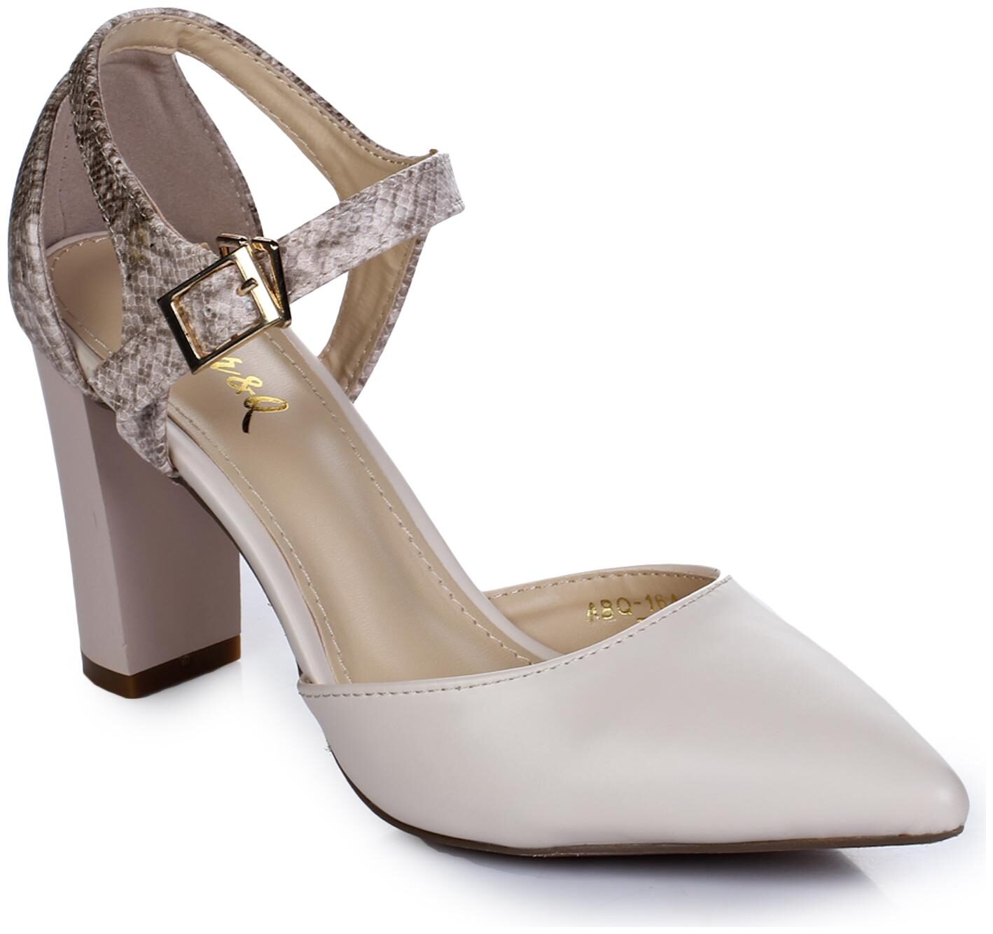 

Aber Q Women White Heeled Sandals