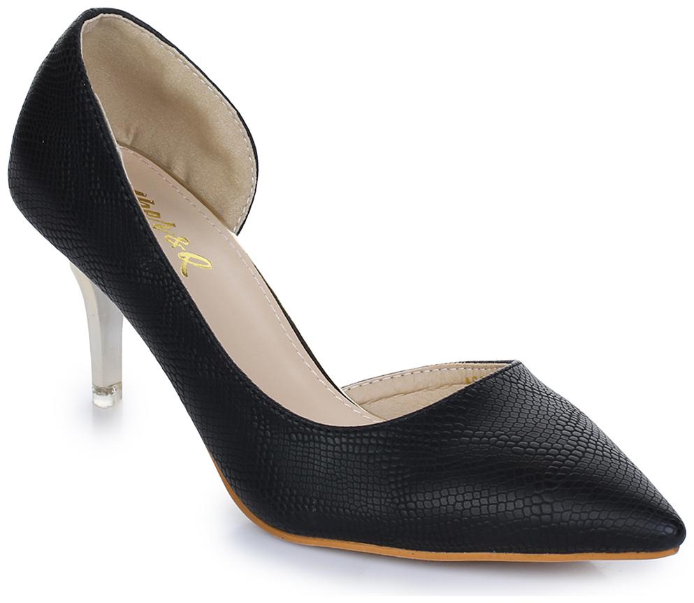 

Aber Q Women Black Heeled Sandals