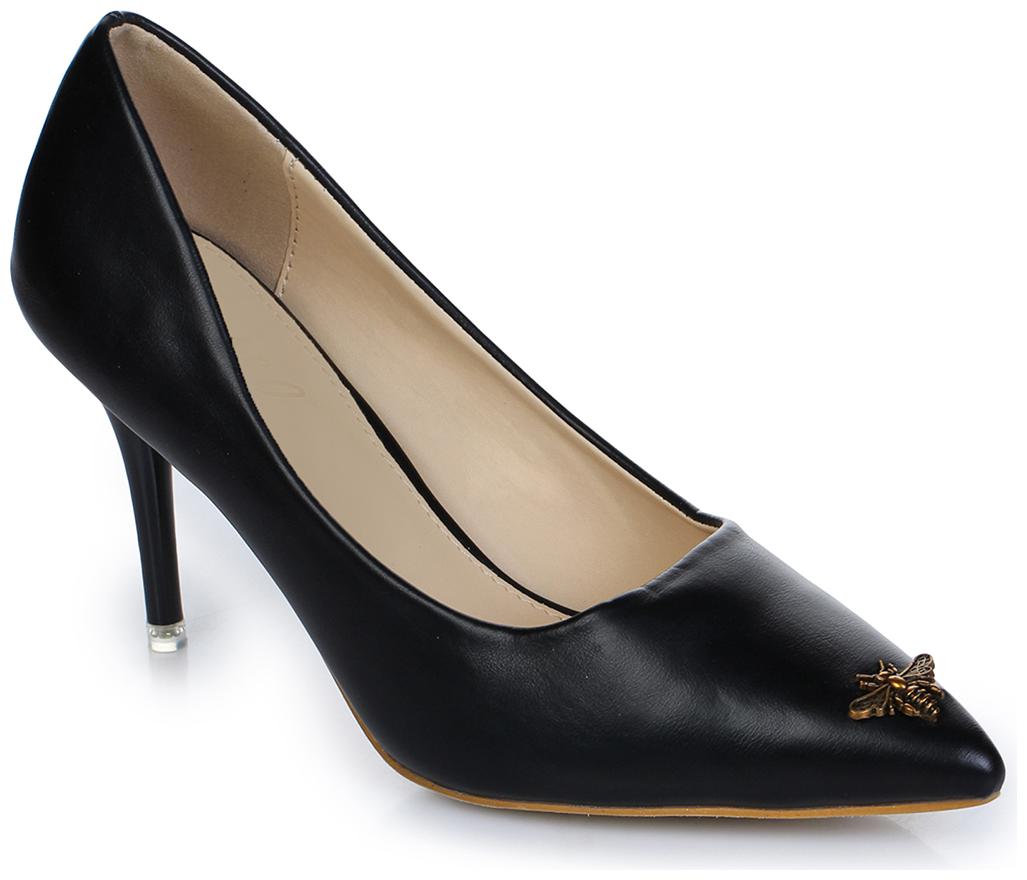 

Aber Q Women Black Heeled Sandals