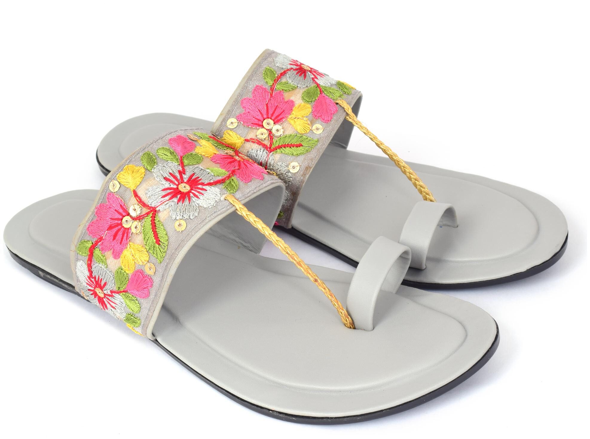 

Ackee Women Grey One Toe Flats