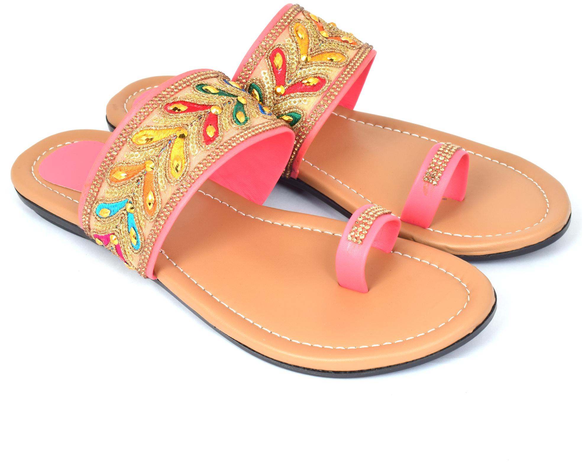 

Ackee Women Multi-Color One Toe Flats