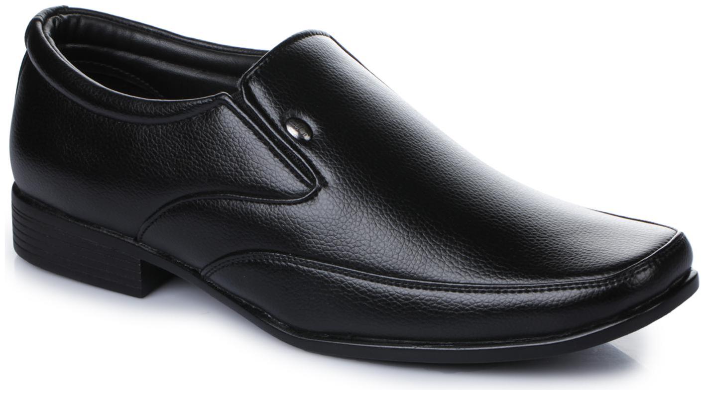 

Action Men Black Slip-On Formal Shoes - SR-152-BLACK