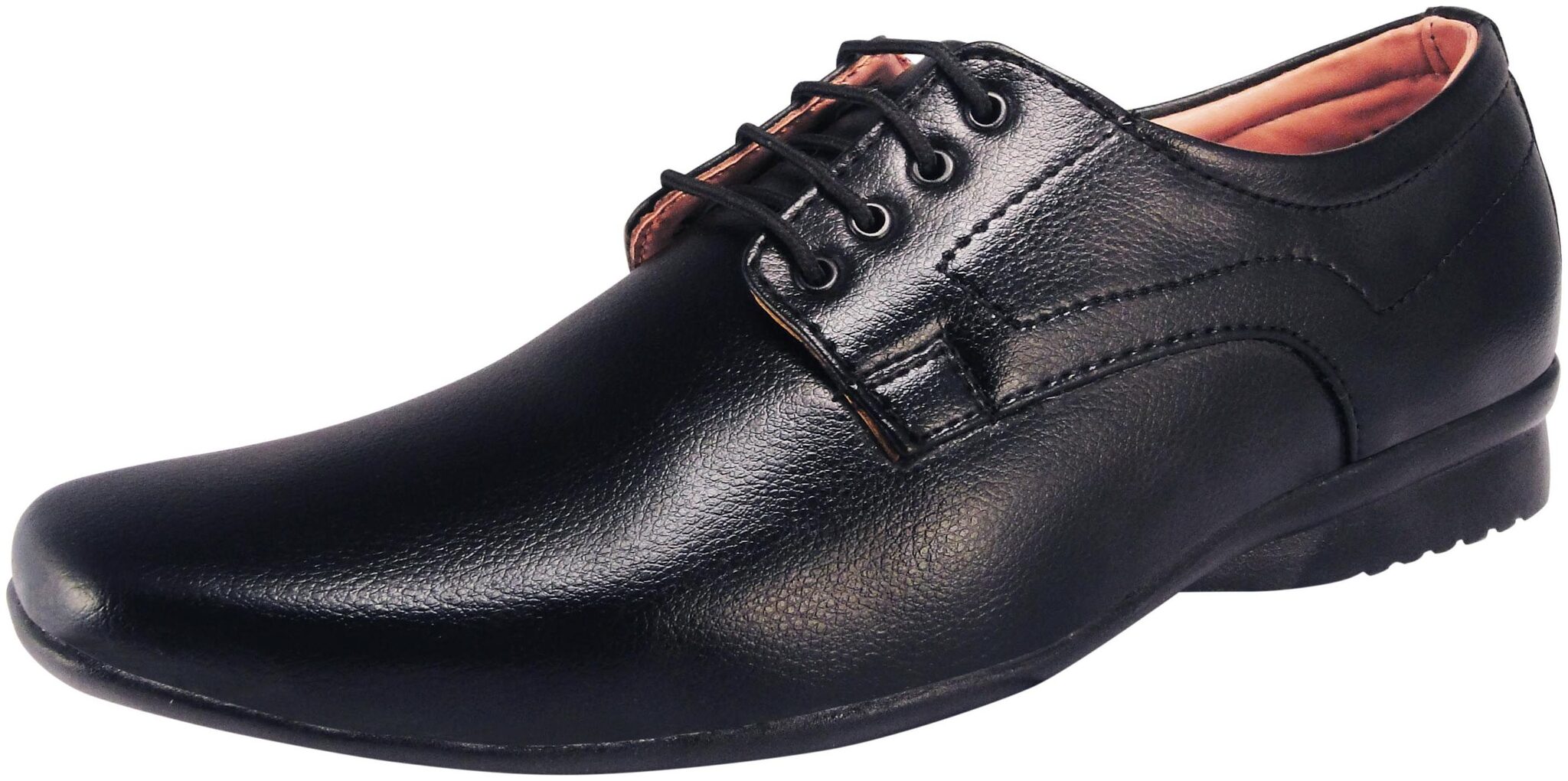 

Action Men s Comfortable Black Formal Shoes