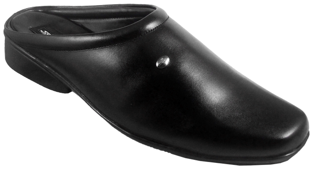

Action Synergy PU4401 Black Slippers