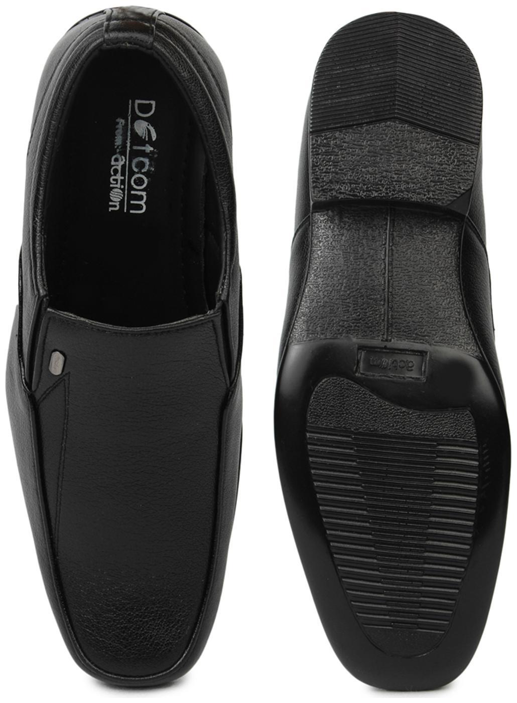 

Action Black Formal Shoes