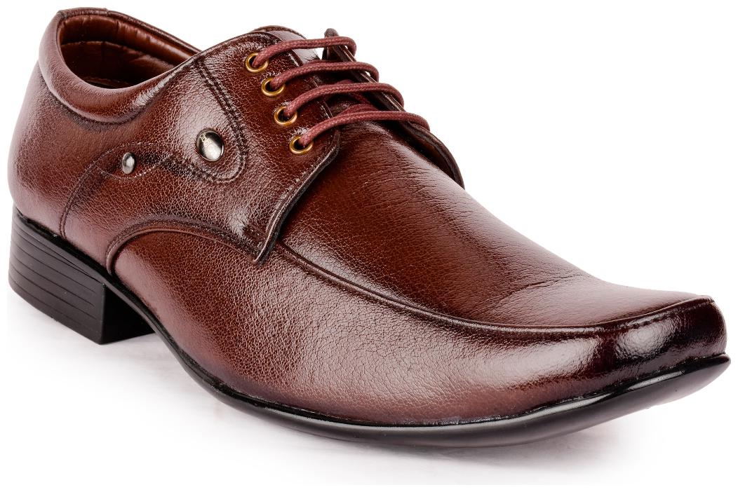 

Action Men Brown Derby Formal Shoes - D-62-RODIO