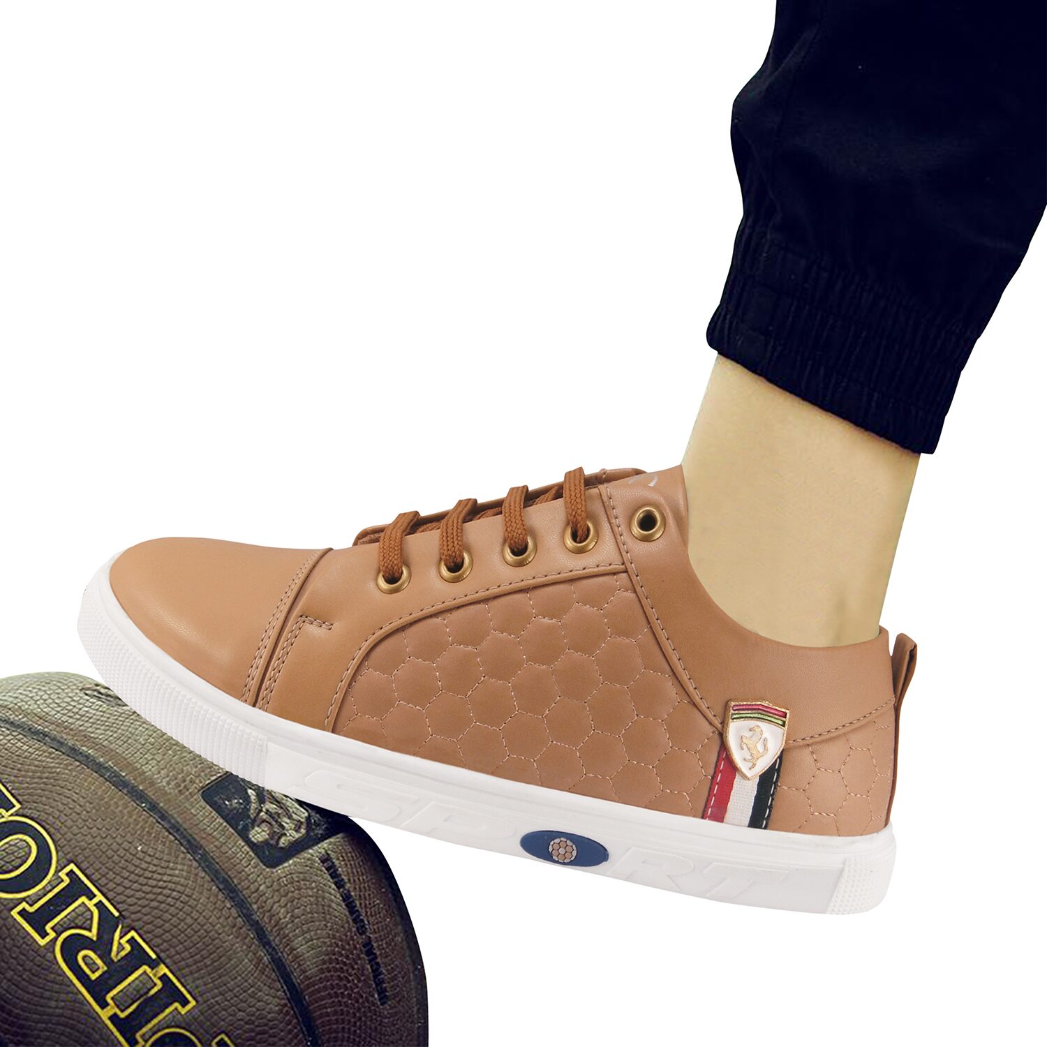

Action CP001-Tan Men Tan Sneakers