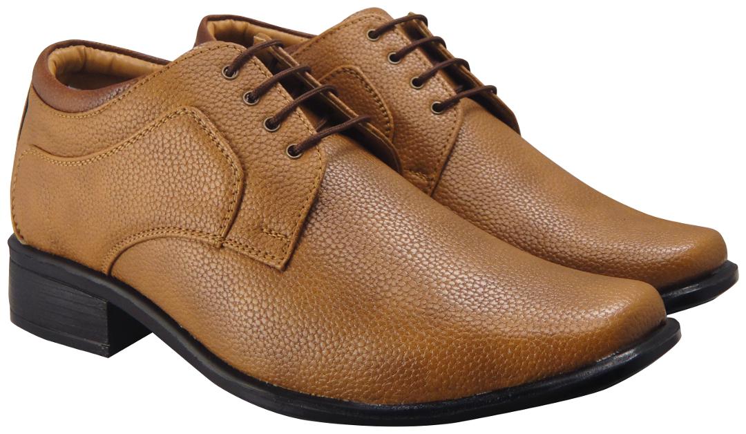 

Action Men Tan Derby Formal Shoes