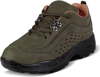 Action Trekking/Hiking Shoes For Men ( Green )
