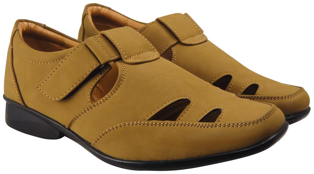 

Action Synergy Men s Formal Sandal Camel PU4423