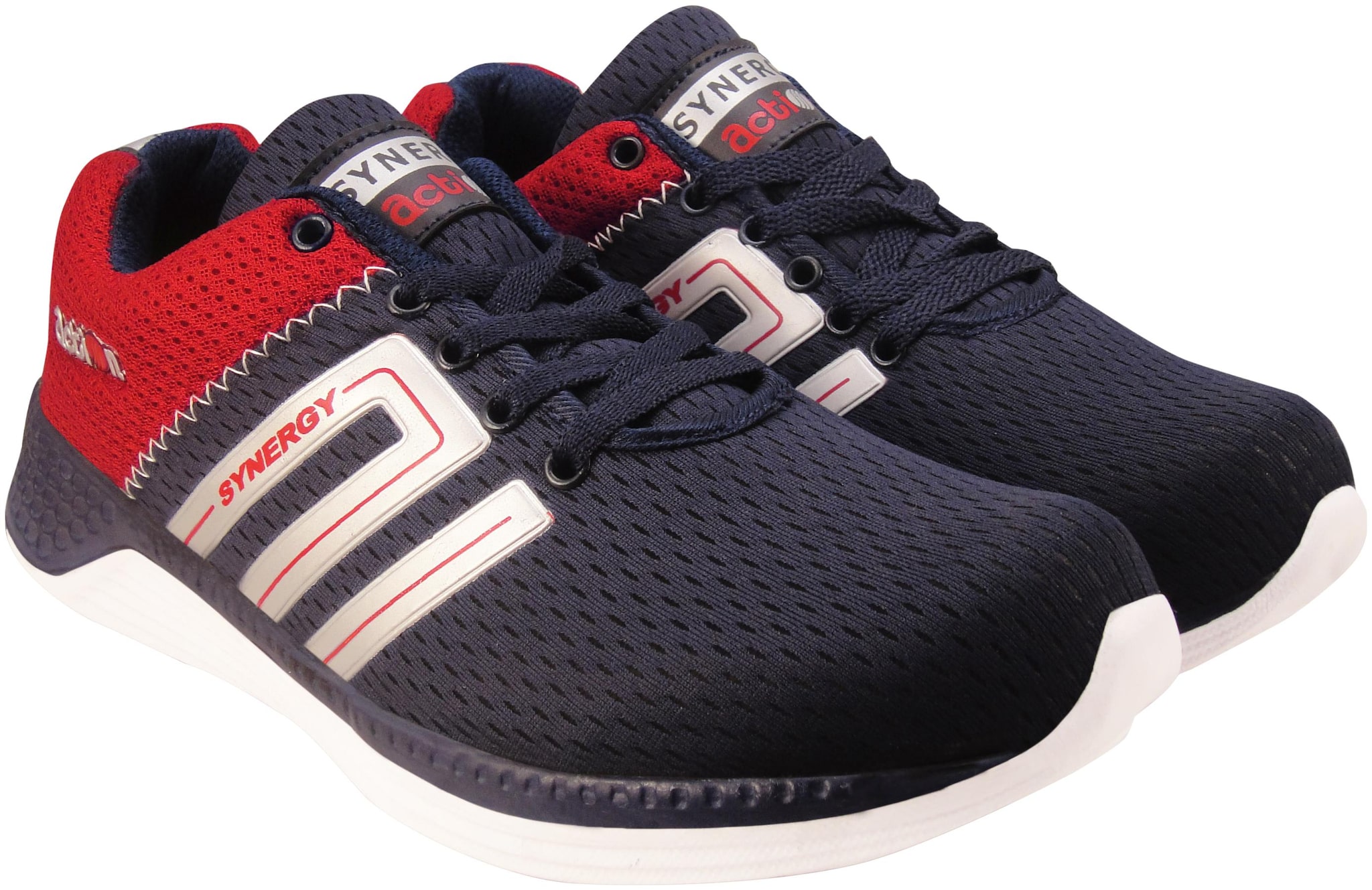 

Action Men 7345-NavyBlueRed Running Shoes ( Blue )