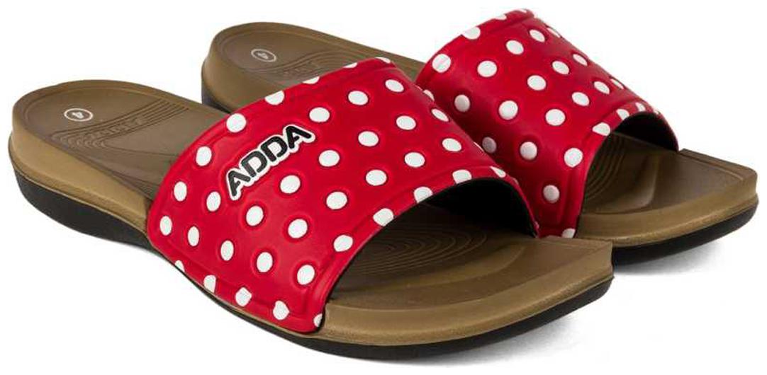 

Adda Comfortable Extra Soft Red Color Slippers For Women