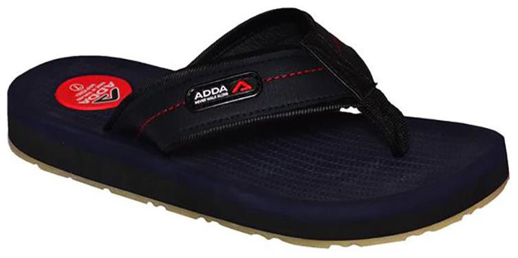 adda black slippers