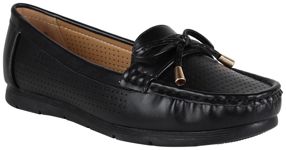 

Addons Women Black Loafers