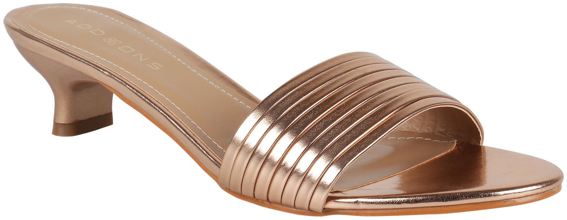 

Addons Women Gold Pumps