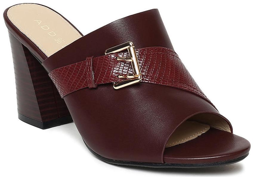 

Addons Women Maroon Heeled Sandals