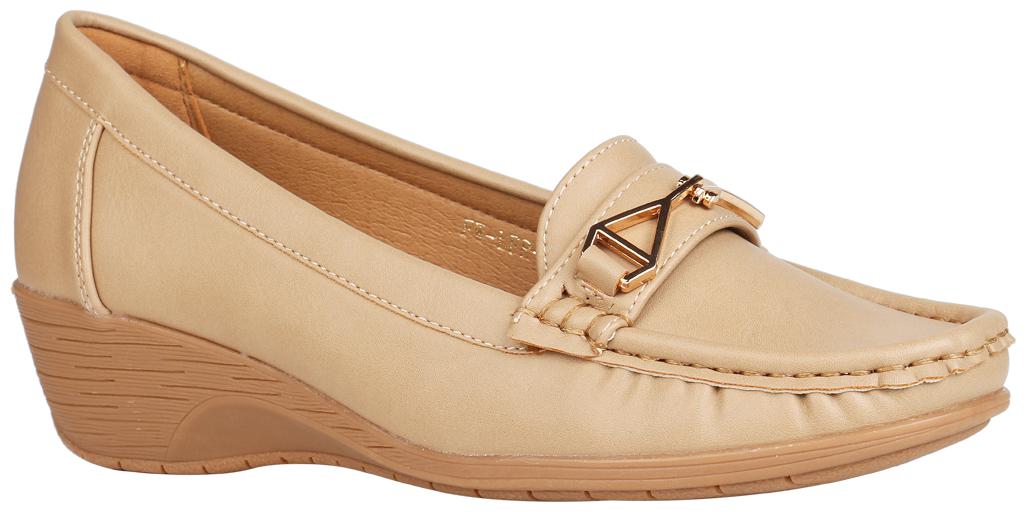 

Addons Women Beige Loafers