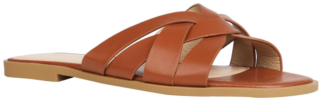 

Addons Women Tan Open Toe Flats