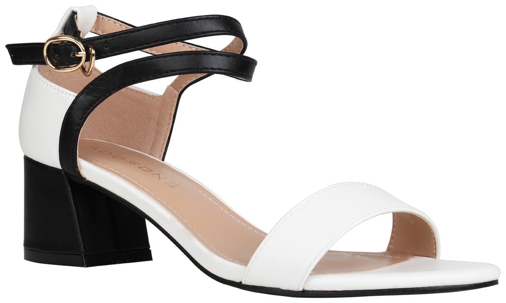 

Addons Women White Heeled Sandals