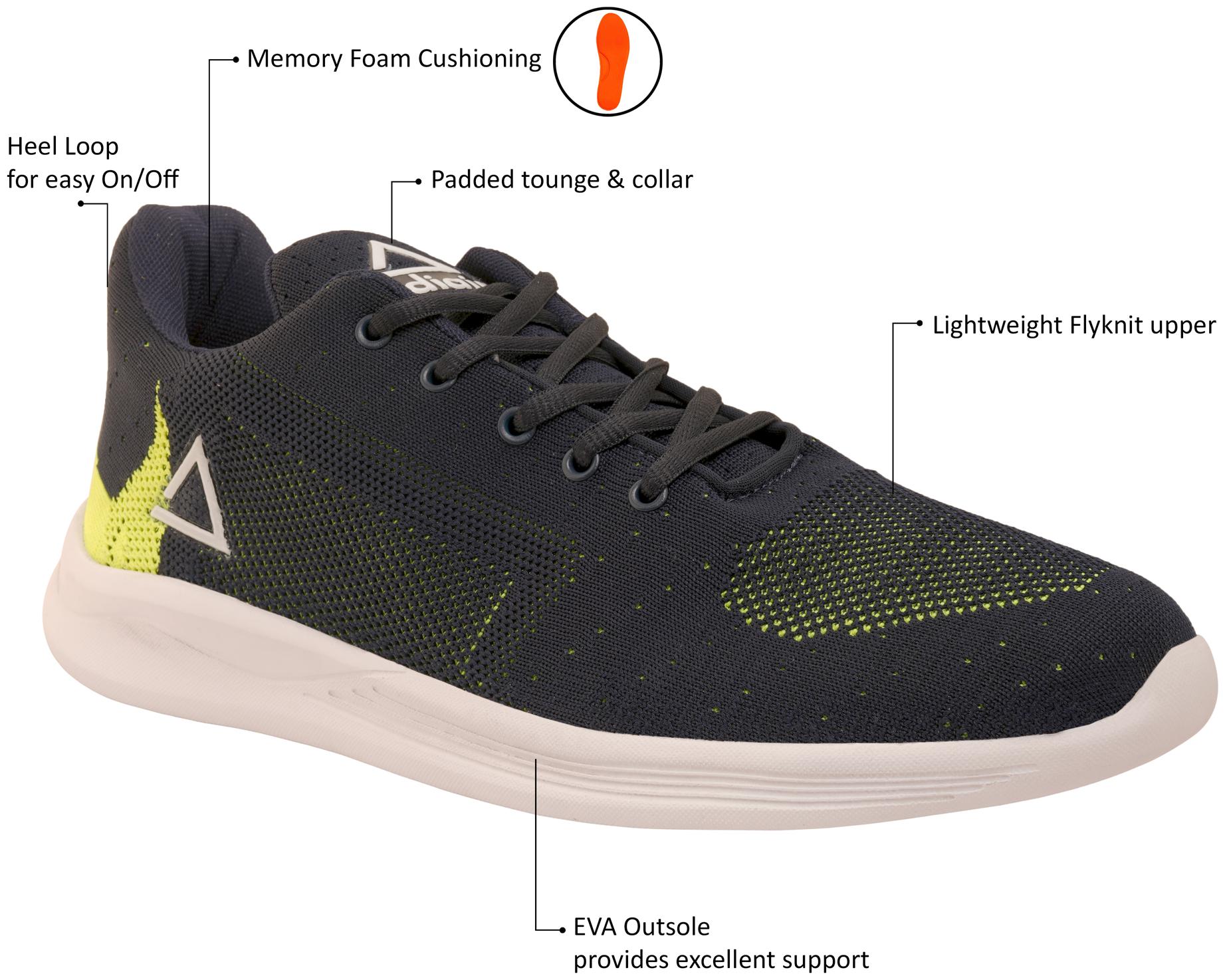 

Adiair Men Adept Running Shoes ( Grey )