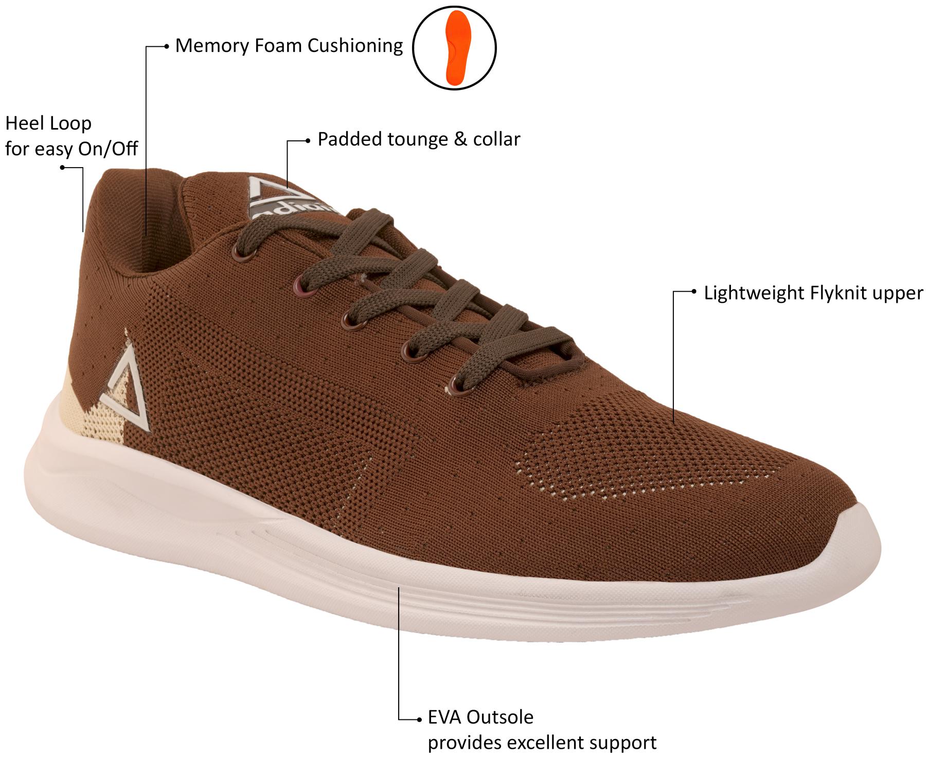 

Adiair Men Adept Running Shoes ( Brown )