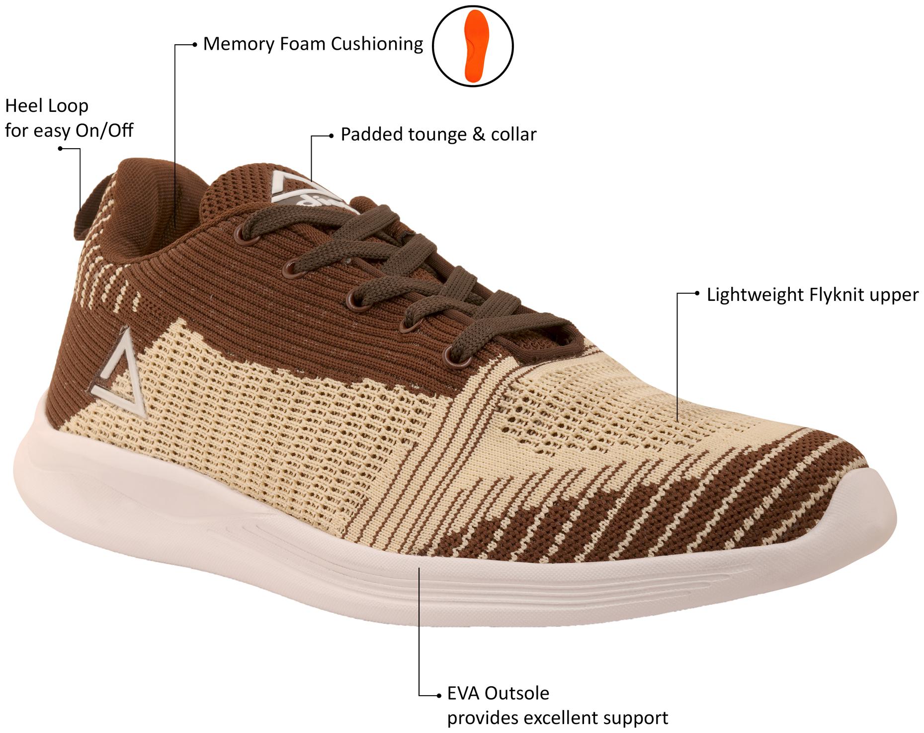 

Adiair Men Pace Running Shoes ( Brown )